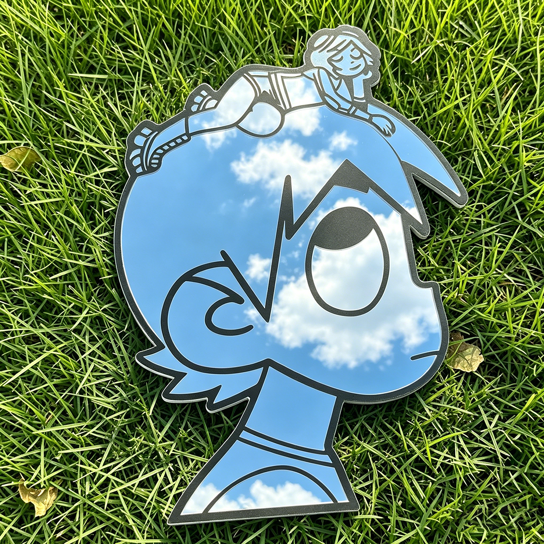 Scott Pilgrim & Ramona Flowers Wall Mirror | Comic & Gaming Decor LiquidMirror