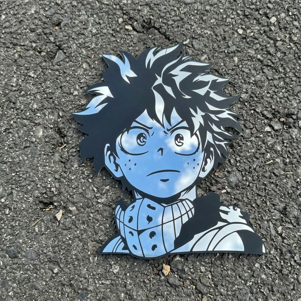 My Hero Academia Deku Anime Wall Mirror Decor