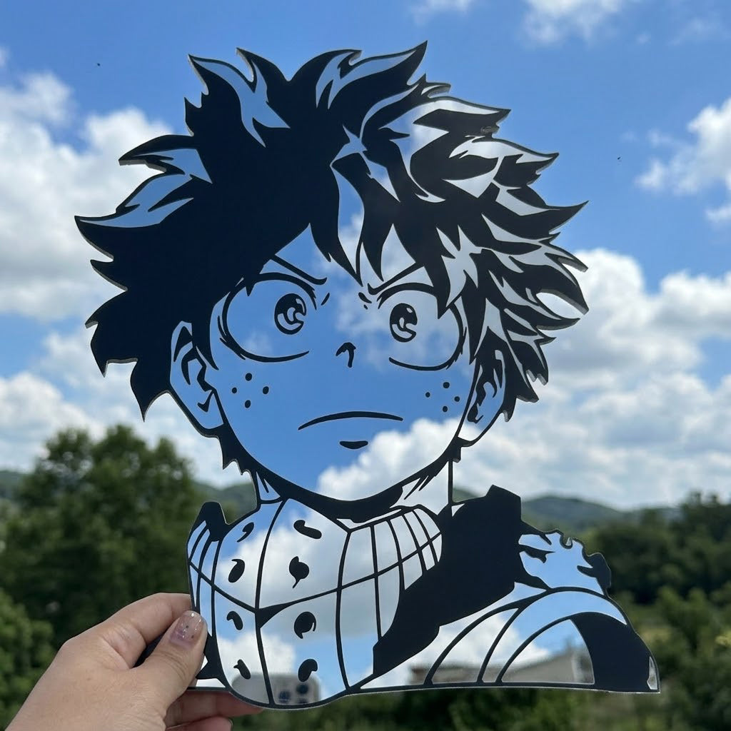 My Hero Academia Deku Anime Wall Mirror Decor