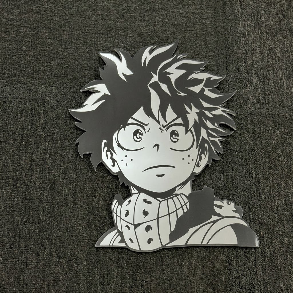 My Hero Academia Deku Anime Wall Mirror Decor