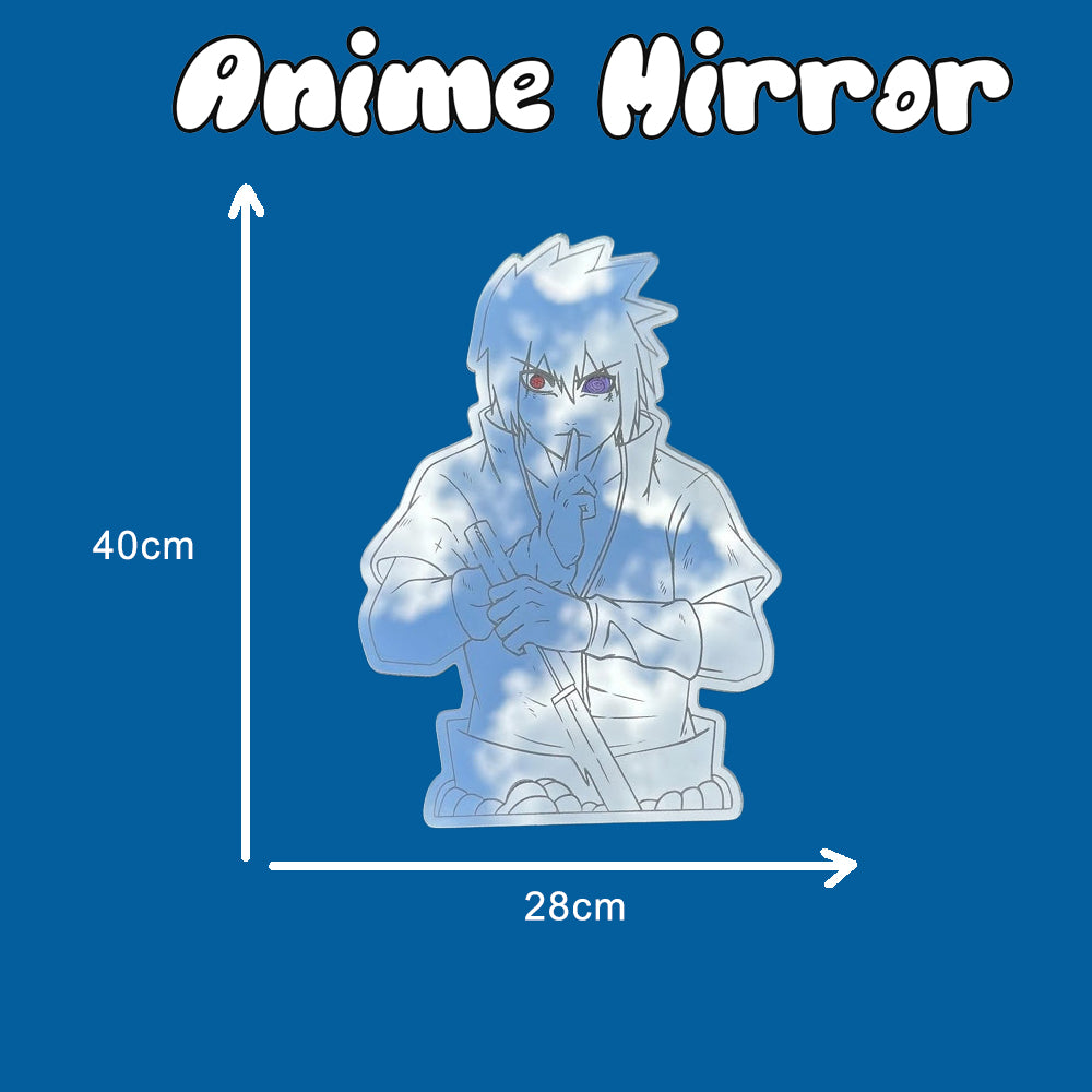Sasuke Uchiha Anime Mirror Decor - Sharingan & Rinnegan