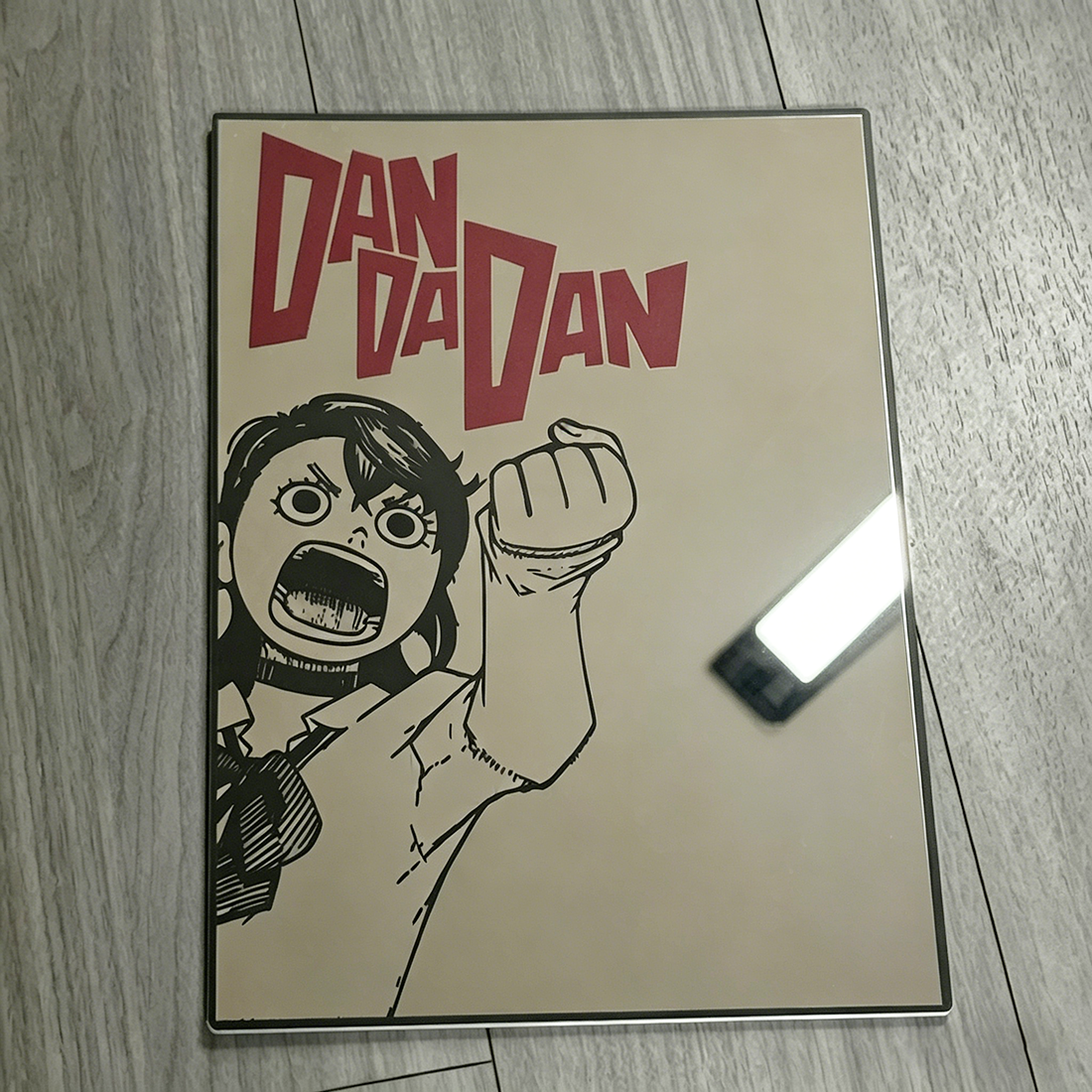 Dandadan Anime Logo Wall Mirror | Manga & Sci-Fi Decor LiquidMirror