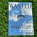 Monkey D. Luffy Gear 5 Wanted Poster Mirror | One Piece Wall Decor LiquidMirror