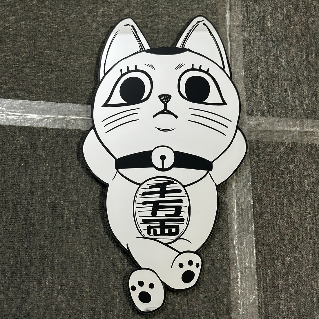 Lucky Cat Maneki-Neko Wall Mirror | Naruto Inspired Decor LiquidMirror