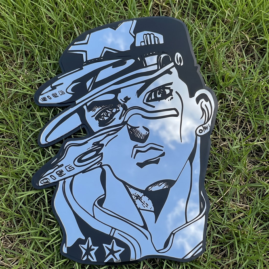 Jotaro Kujo Wall Mirror | JoJo's Bizarre Adventure Anime Decor LiquidMirror