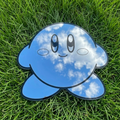 Kirby Silhouette Wall Mirror | Cute Gaming Room Decor LiquidMirror