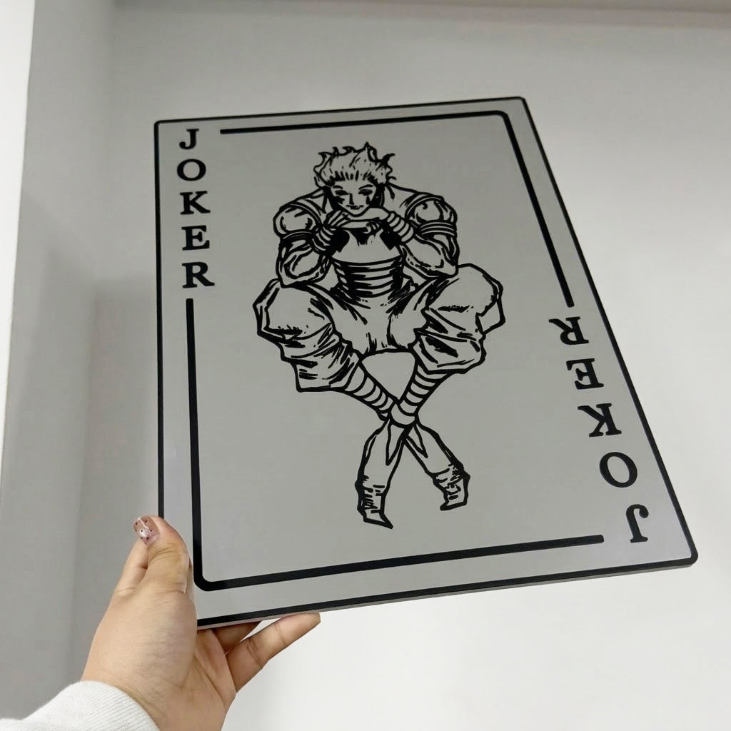 Hisoka Joker Card Anime Wall Mirror | Hunter x Hunter Decor LiquidMirror