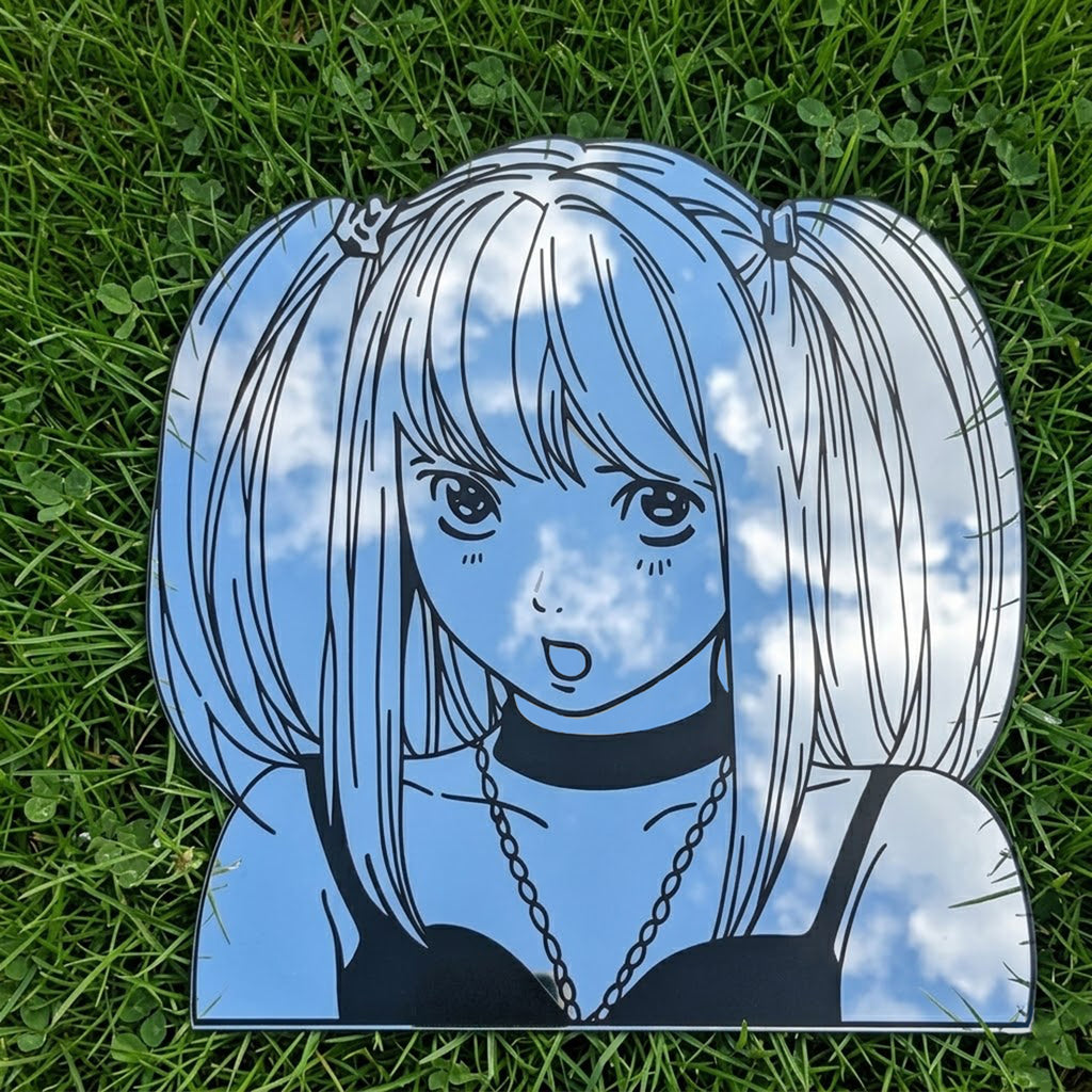 Misa Amane Silhouette Wall Mirror | Death Note Anime Decor LiquidMirror