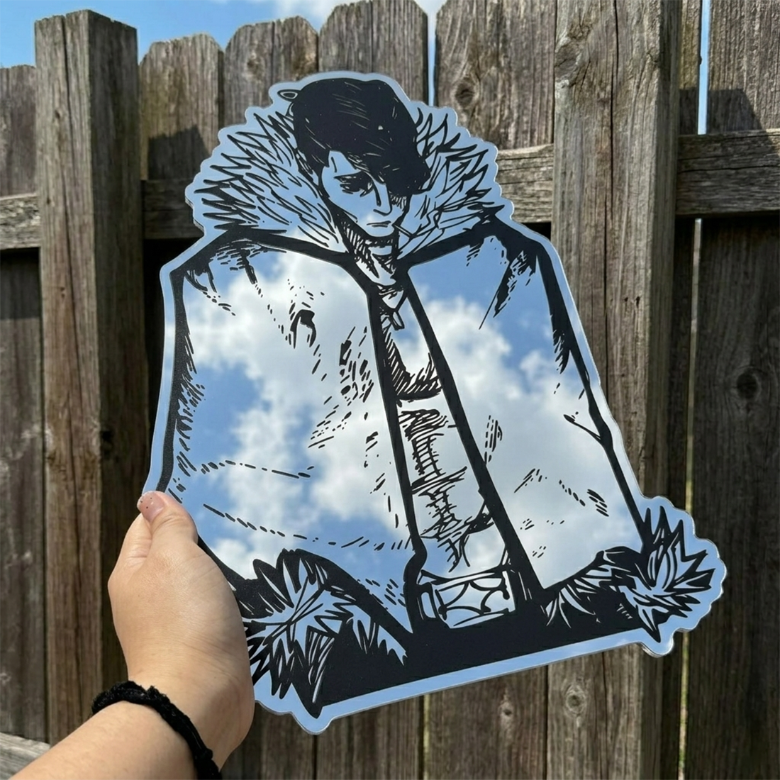 Chrollo Anime Wall Mirror | Hunter x Hunter Decor LiquidMirror