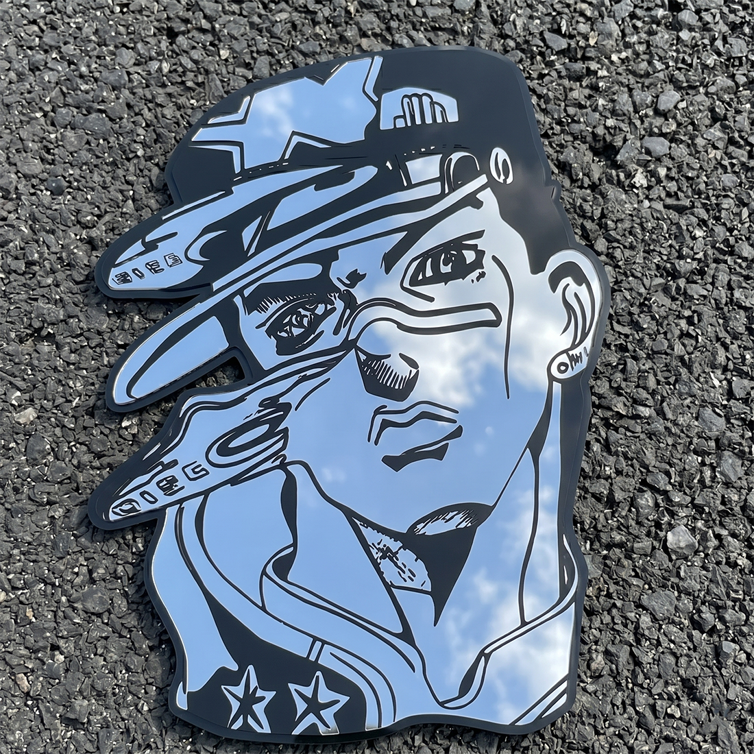 Jotaro Kujo Wall Mirror | JoJo's Bizarre Adventure Anime Decor LiquidMirror