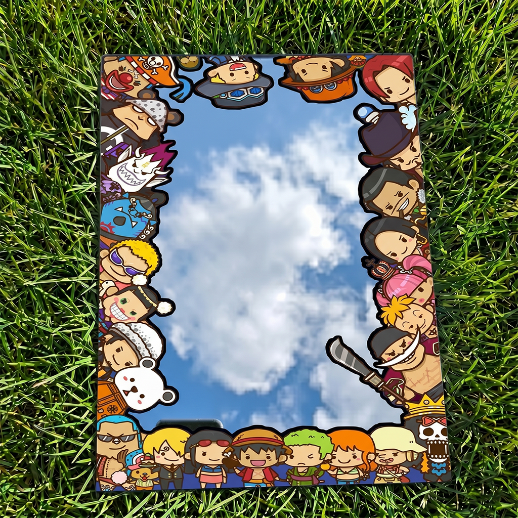 One Piece Chibi Character Frame Mirror | Anime Decor LiquidMirror