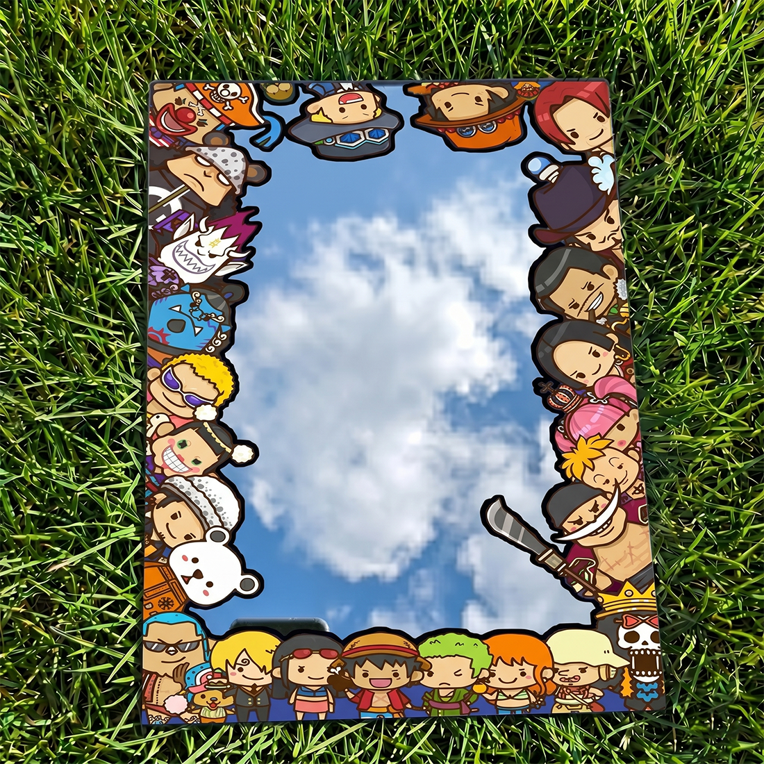 One Piece Chibi Character Frame Mirror | Anime Decor LiquidMirror