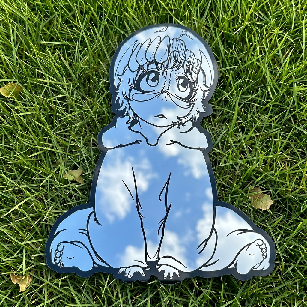 Child Ymir Fritz Silhouette Wall Mirror | Attack on Titan Decor LiquidMirror