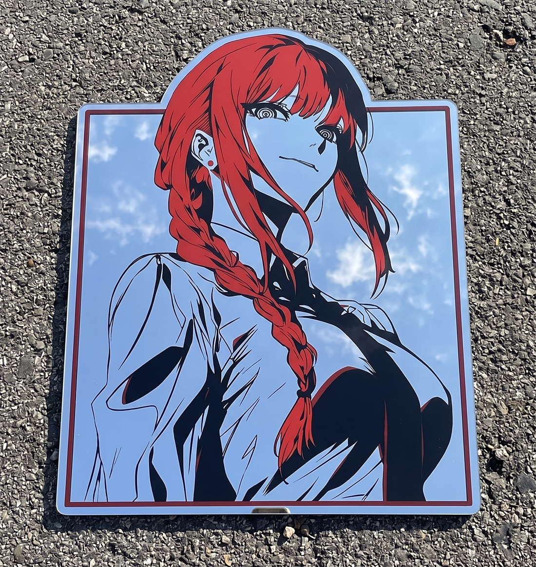 Makima Wall Mirror | Chainsaw Man Anime Decor LiquidMirror