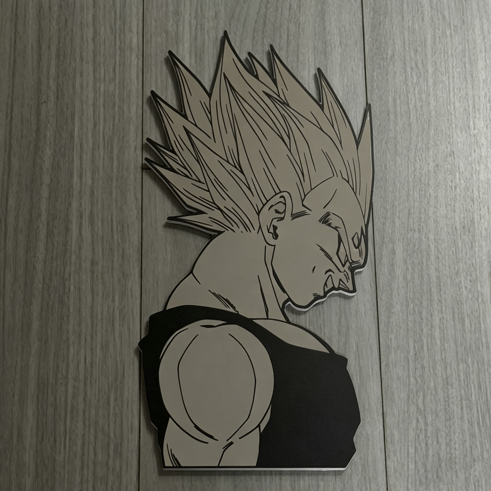 Vegeta Super Saiyan Wall Mirror | Dragon Ball Z Anime Decor LiquidMirror