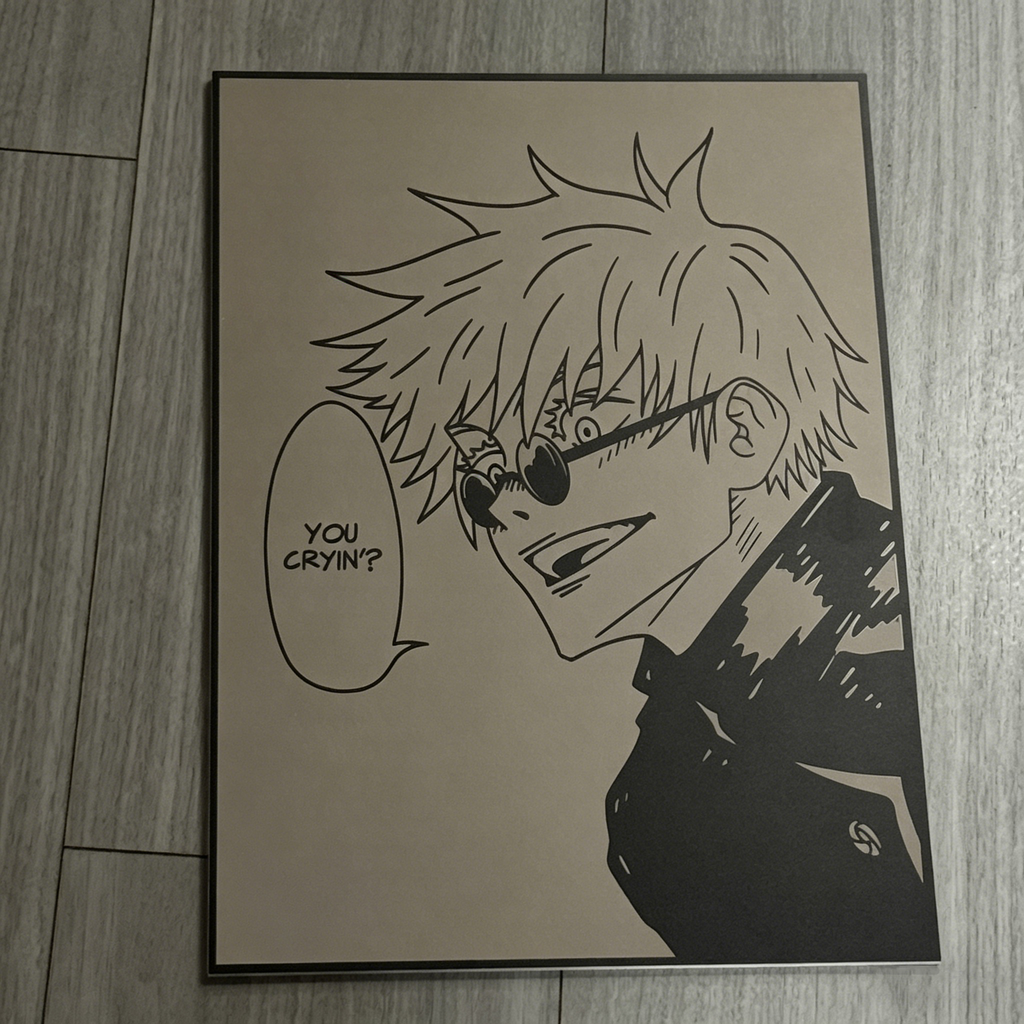 Satoru Gojo Wall Mirror | Jujutsu Kaisen Anime Decor LiquidMirror