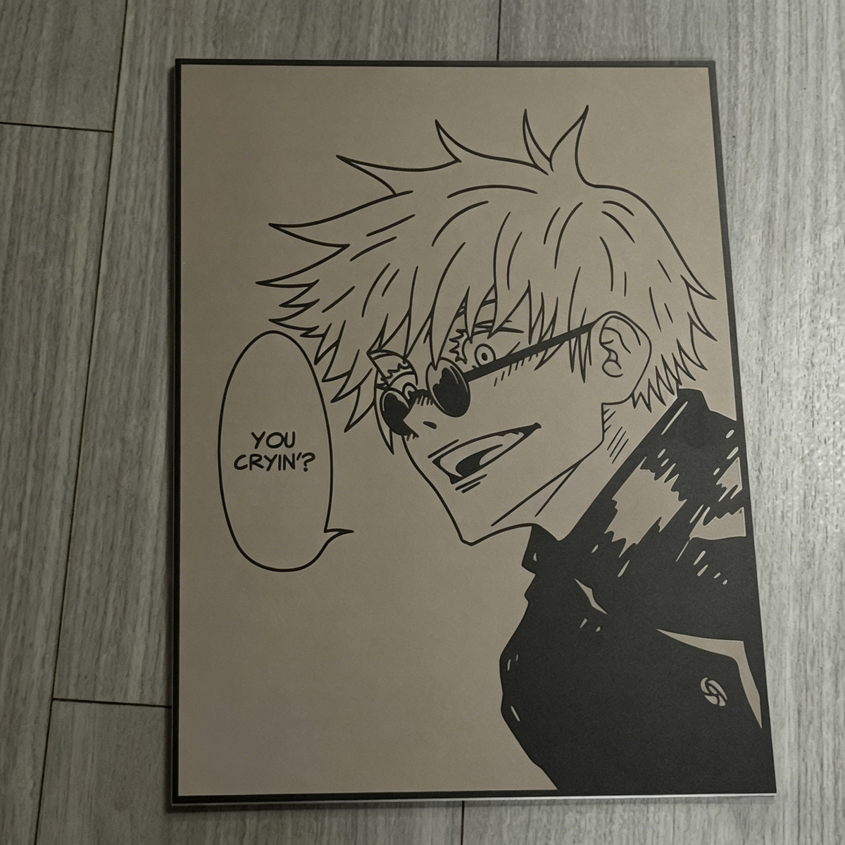 Satoru Gojo Wall Mirror | Jujutsu Kaisen Anime Decor LiquidMirror