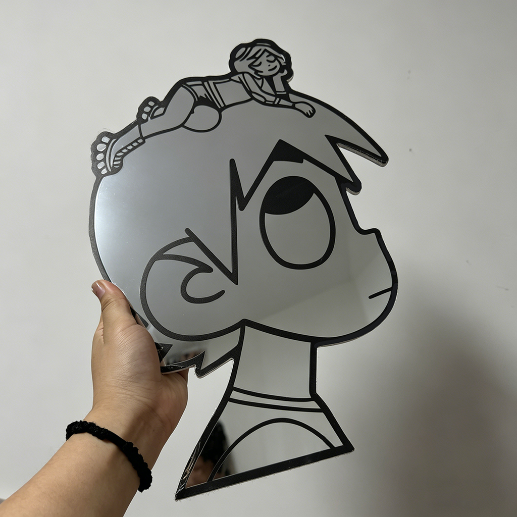 Scott Pilgrim & Ramona Flowers Wall Mirror | Comic & Gaming Decor LiquidMirror