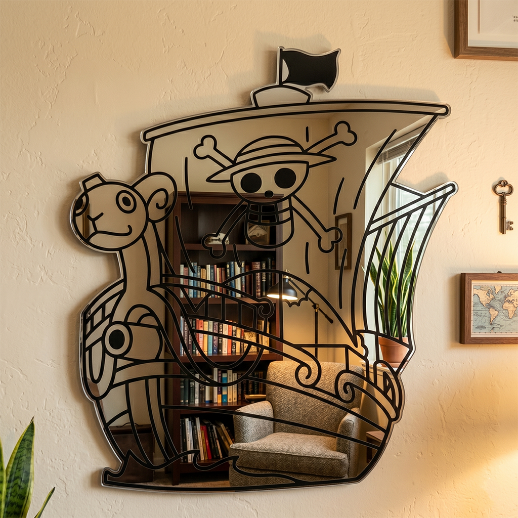 Going Merry Wall Mirror | One Piece Anime Decor LiquidMirror