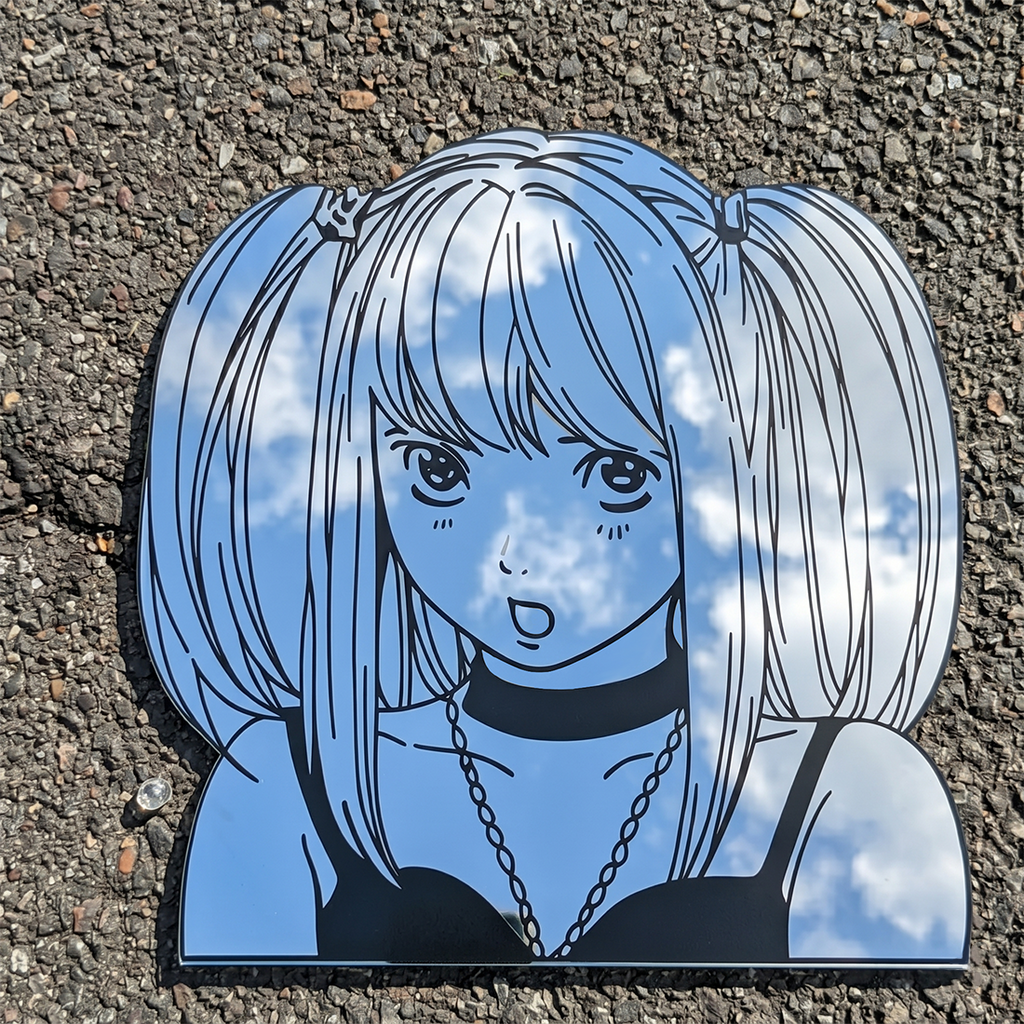 Misa Amane Silhouette Wall Mirror | Death Note Anime Decor LiquidMirror