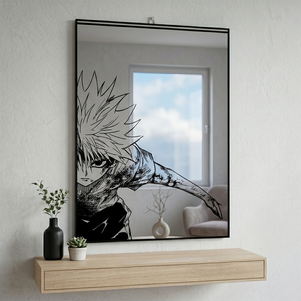 Killua Zoldyck Wall Mirror | Hunter x Hunter Anime Decor LiquidMirror