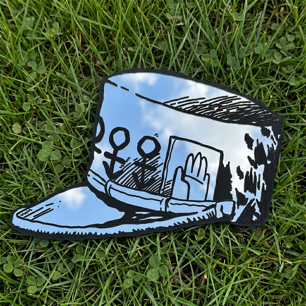 Jotaro Kujo Hat Wall Mirror | JoJo's Bizarre Adventure Anime Decor LiquidMirror