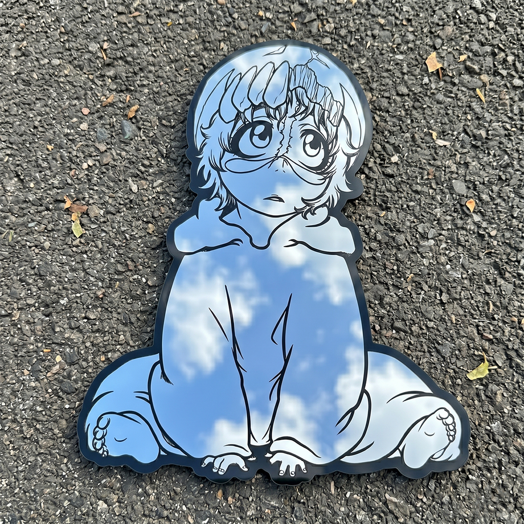 Child Ymir Fritz Silhouette Wall Mirror | Attack on Titan Decor LiquidMirror