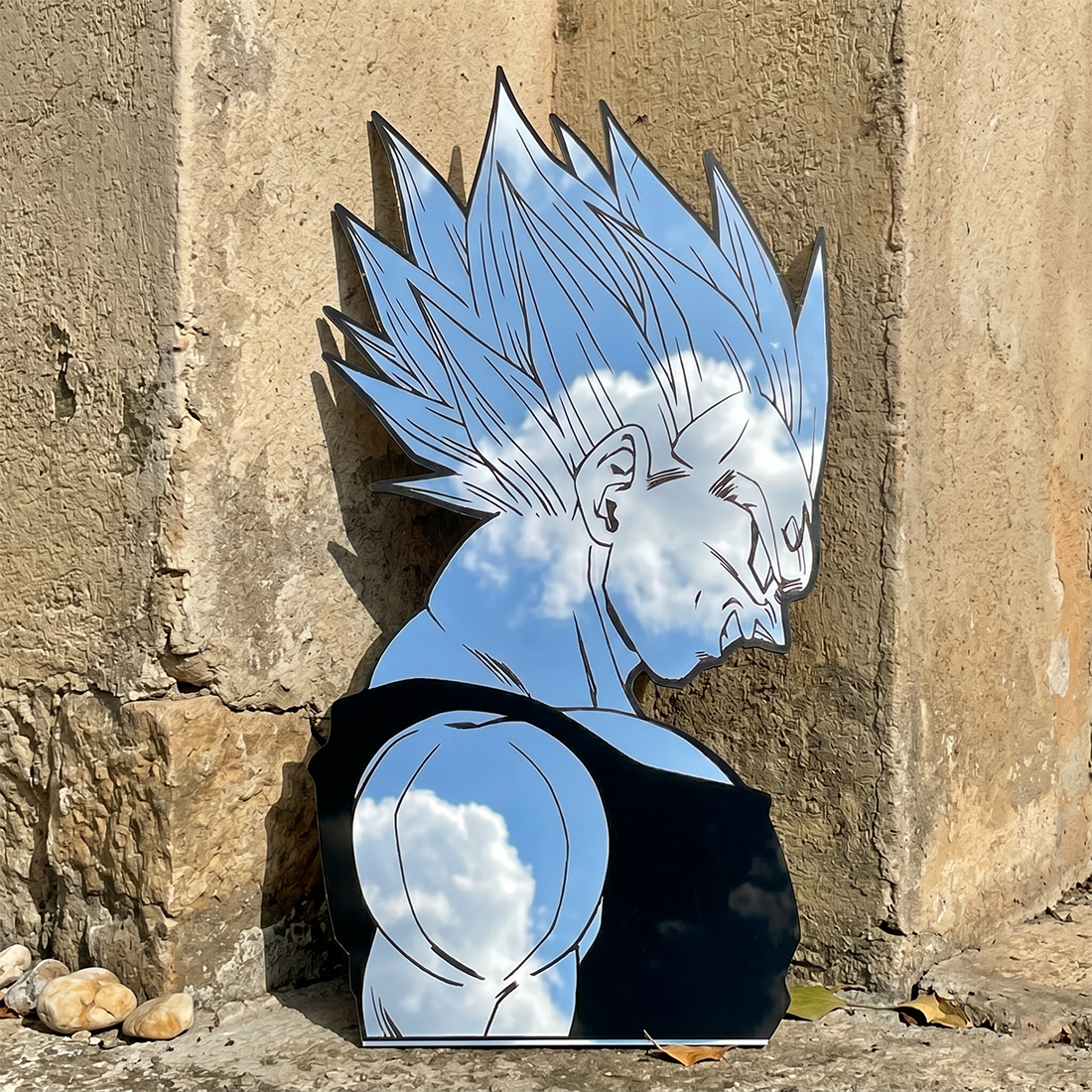 Vegeta Super Saiyan Wall Mirror | Dragon Ball Z Anime Decor LiquidMirror