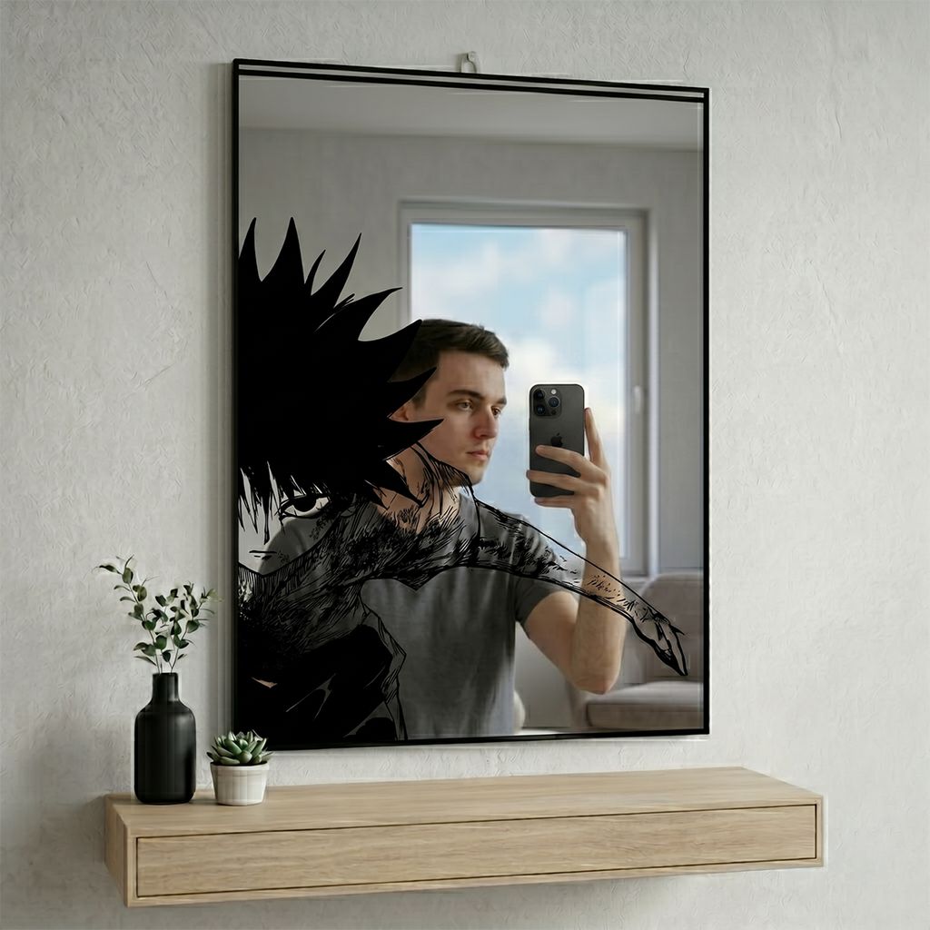 Killua Zoldyck Wall Mirror | Hunter x Hunter Anime Decor LiquidMirror