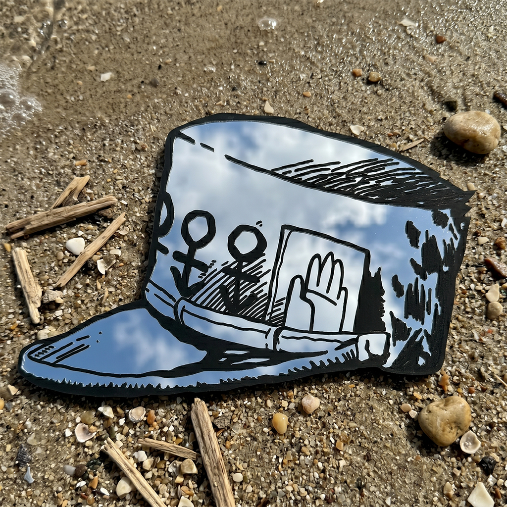 Jotaro Kujo Hat Wall Mirror | JoJo's Bizarre Adventure Anime Decor LiquidMirror