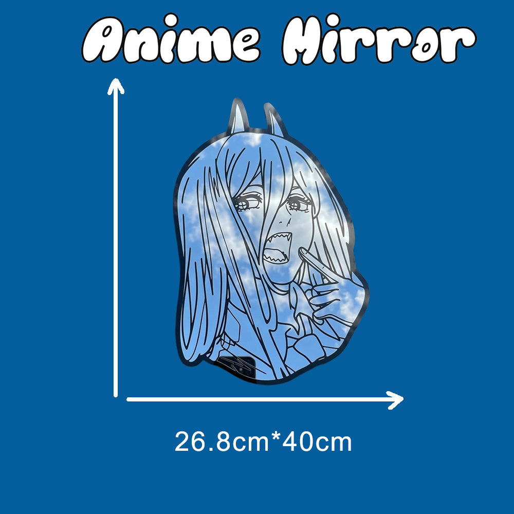 Power Chainsaw Man Anime Wall Mirror | Blood Fiend Decor LiquidMirror