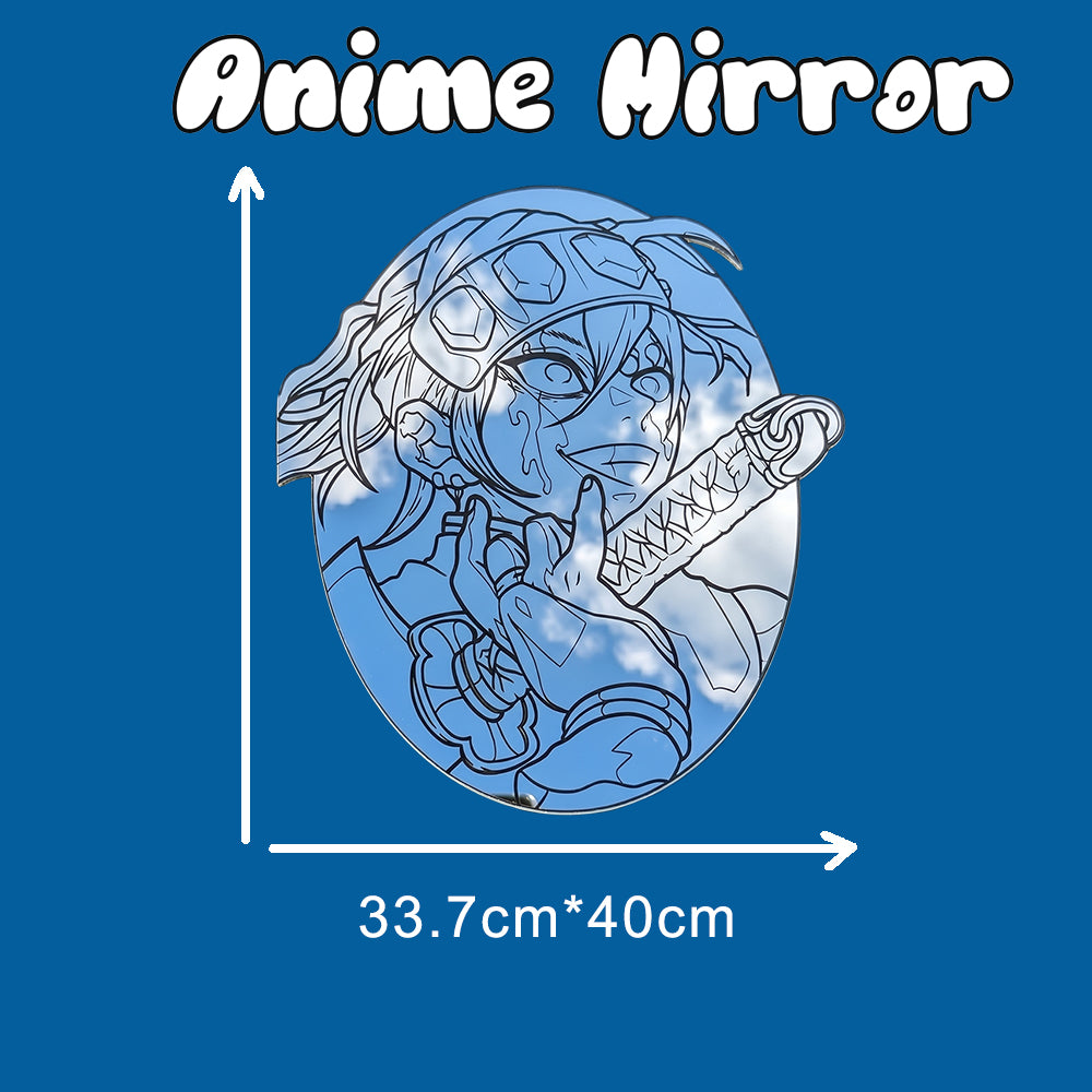 Tengen Uzui Anime Wall Mirror | Demon Slayer Hashira Decor LiquidMirror
