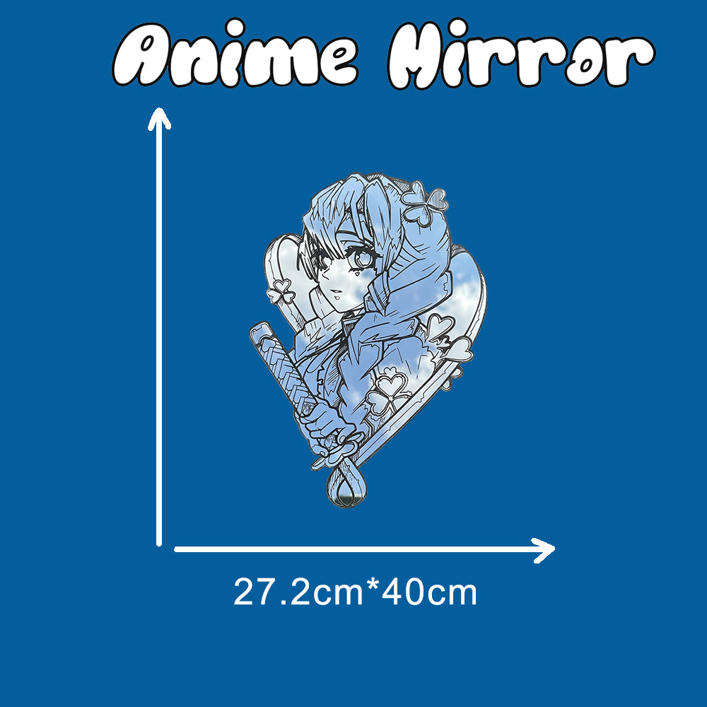 Mitsuri Kanroji Anime Wall Mirror | Demon Slayer Hashira Decor LiquidMirror