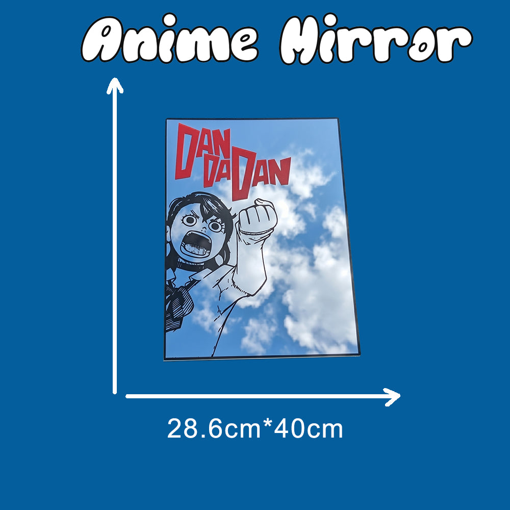 Dandadan Anime Logo Wall Mirror | Manga & Sci-Fi Decor LiquidMirror
