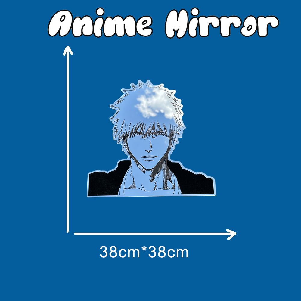 Ichigo Kurosaki Silhouette Wall Mirror | Bleach Anime Decor LiquidMirror