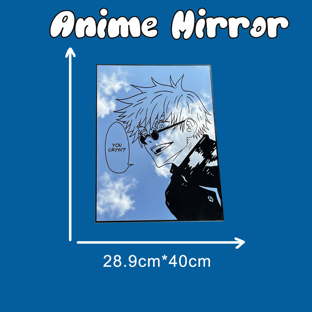 Satoru Gojo Wall Mirror | Jujutsu Kaisen Anime Decor LiquidMirror