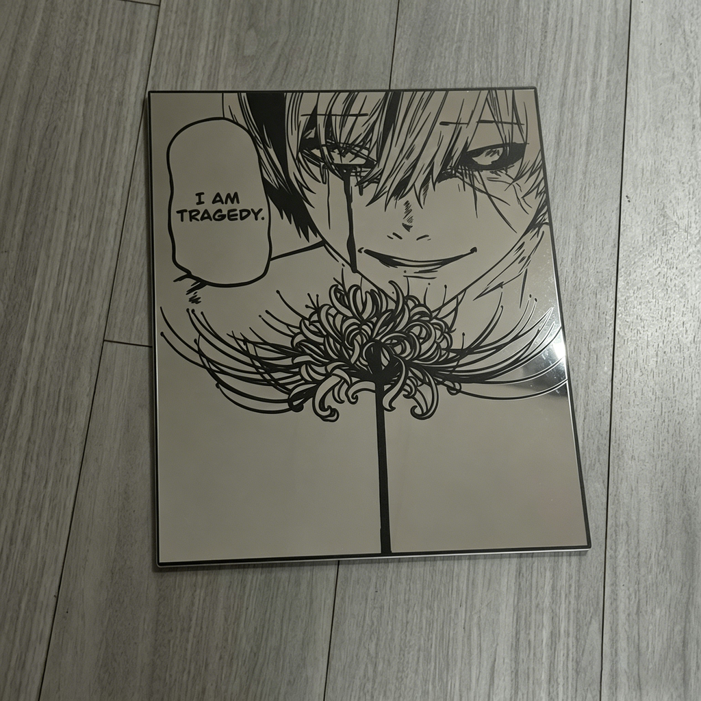 Tokyo Ghoul "I Am Tragedy" Anime Wall Mirror | Kaneki Ken Decor LiquidMirror