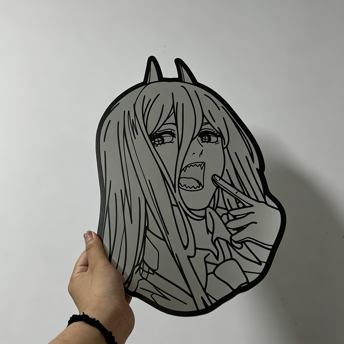 Power Chainsaw Man Anime Wall Mirror | Blood Fiend Decor LiquidMirror