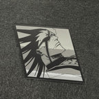 Kenpachi Zaraki Anime Wall Mirror – Premium Manga Art Aesthetic Decor LiquidMirror
