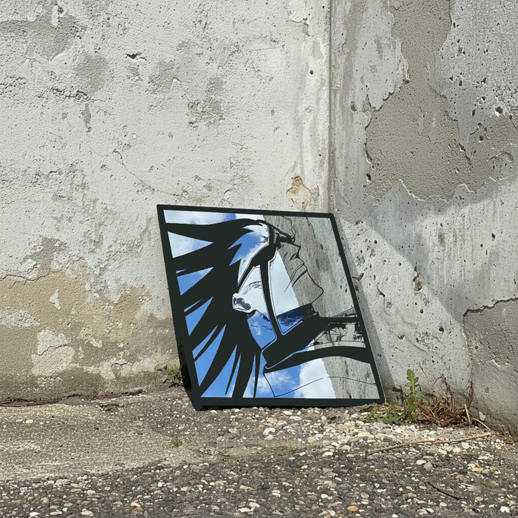 Kenpachi Zaraki Anime Wall Mirror – Premium Manga Art Aesthetic Decor