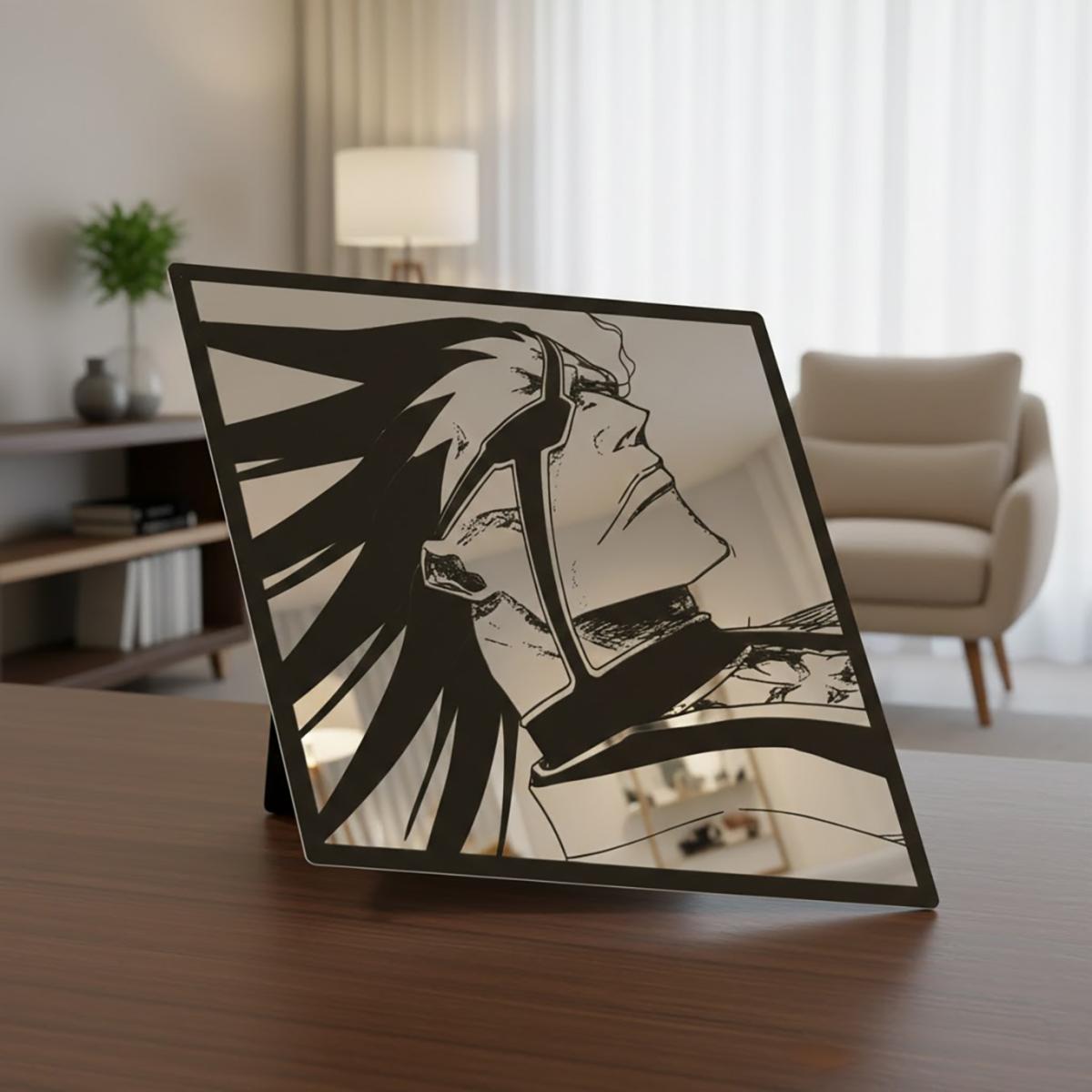 Kenpachi Zaraki Anime Wall Mirror – Premium Manga Art Aesthetic Decor