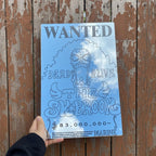 Anime Wanted Poster Mirror - Soul King Brook Design Wall Art for Fans LiquidMirror