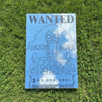 Anime Wanted Poster Mirror - Soul King Brook Design Wall Art for Fans LiquidMirror