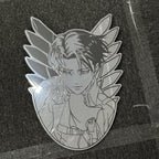 Attack on Titan Levi Ackerman Mirrored Wall Art Decor LiquidMirror