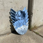 Attack on Titan Levi Ackerman Mirrored Wall Art Decor LiquidMirror
