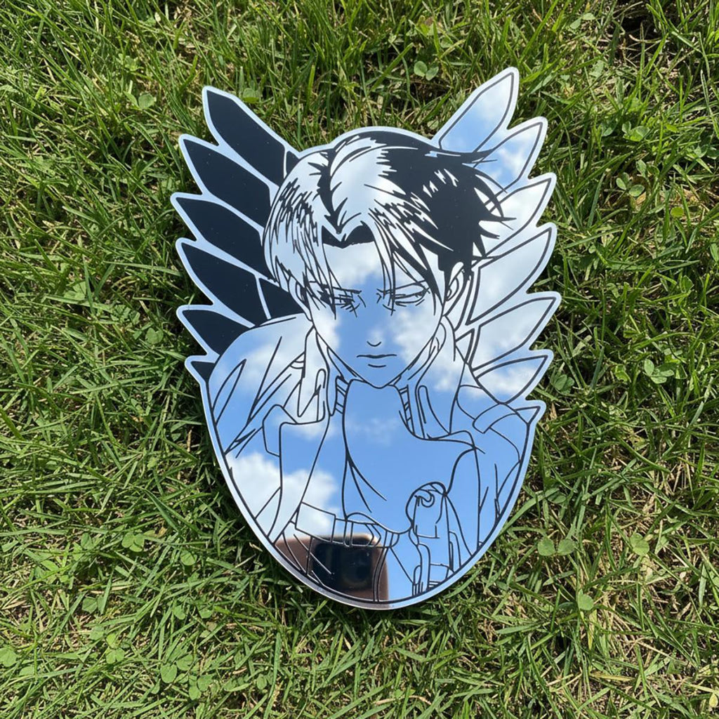 Attack on Titan Levi Ackerman Mirrored Wall Art - Anime Collector Decor