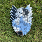 Attack on Titan Levi Ackerman Mirrored Wall Art Decor LiquidMirror
