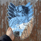 Attack on Titan Levi Ackerman Mirrored Wall Art Decor LiquidMirror