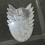 Attack on Titan Levi Ackerman Mirrored Wall Art Decor LiquidMirror