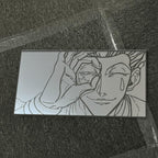 Hisoka Anime Engraved Wall Mirror – Minimalist Otaku Decor, Shatterproof Acrylic LiquidMirror
